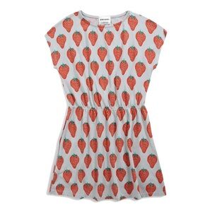 Bobo Choses Strawberry Print Dress 2-3